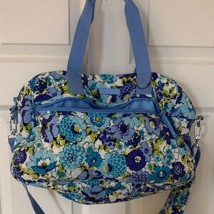 Vera Bradley Blue carryon duffle